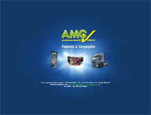 Tablet Screenshot of amc-publicite.com